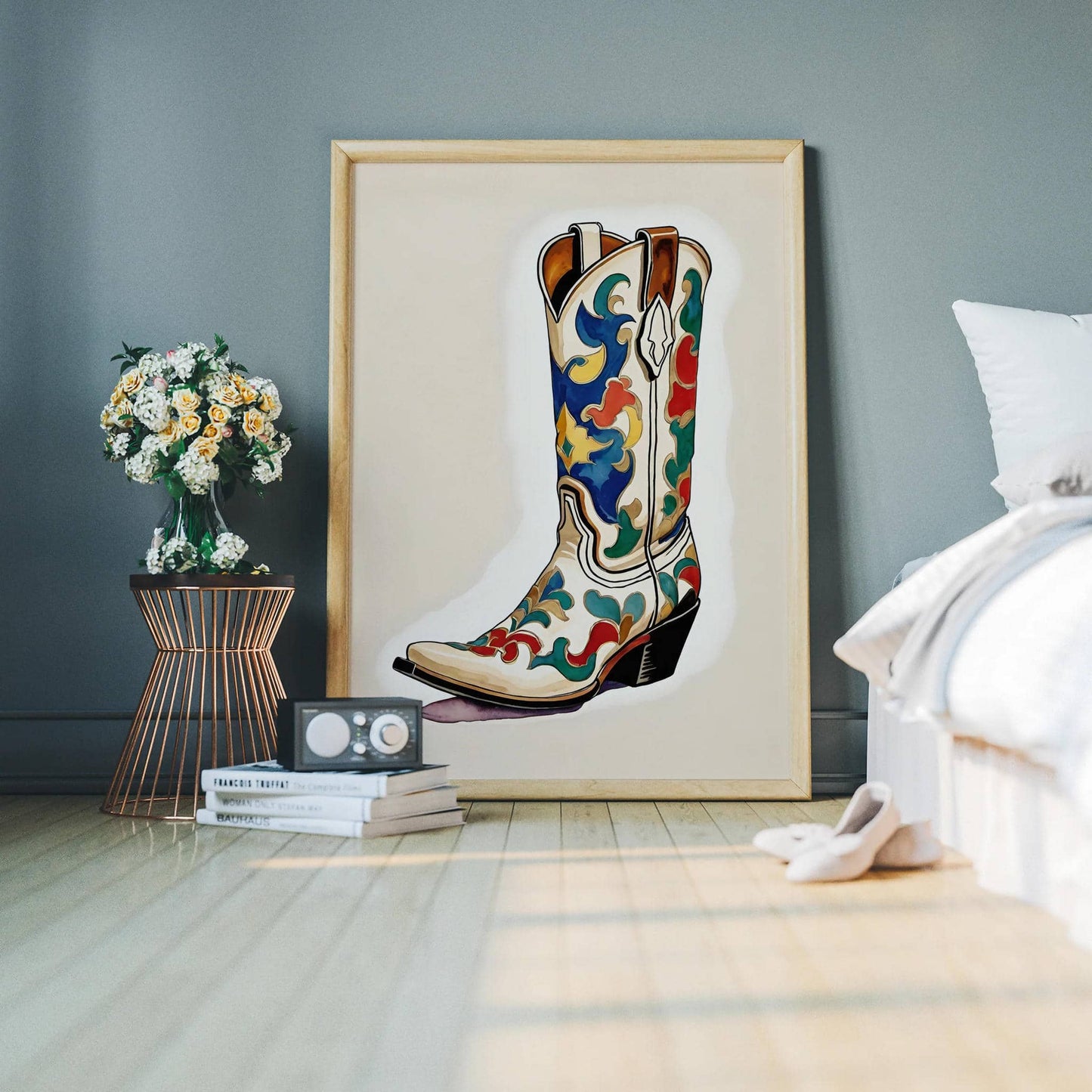 Fancy Cowboy Boot Art Print