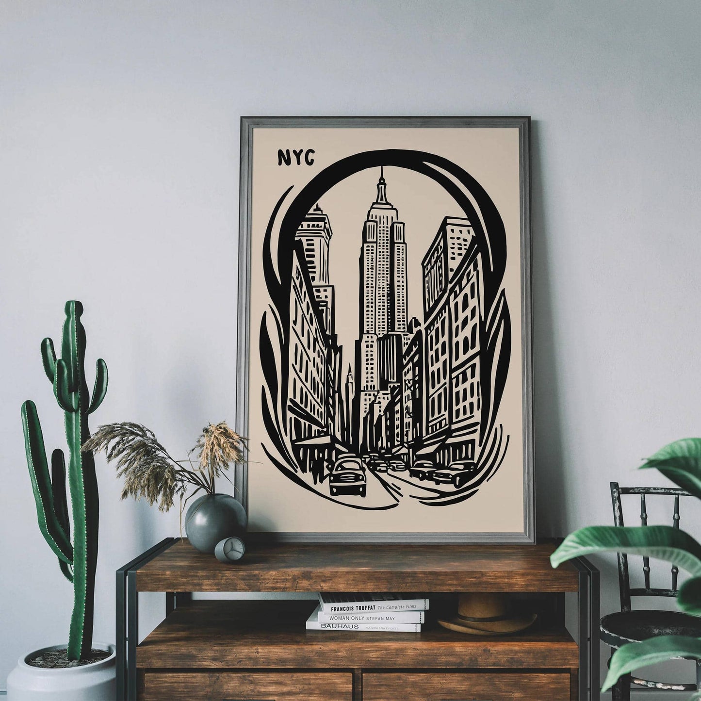 New York City Black Ink Poster - HypeSheriff