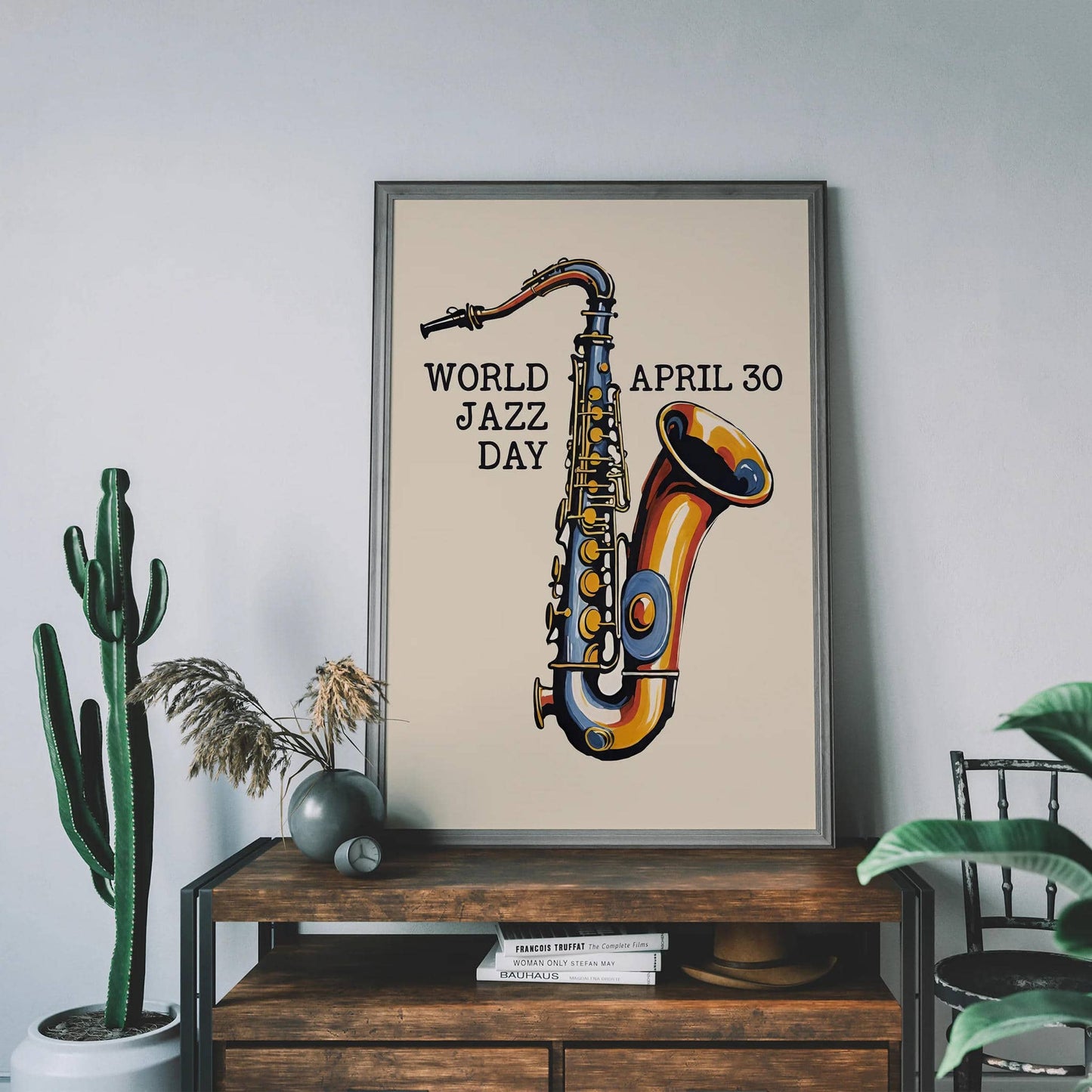World Jazz Day Retro Poster