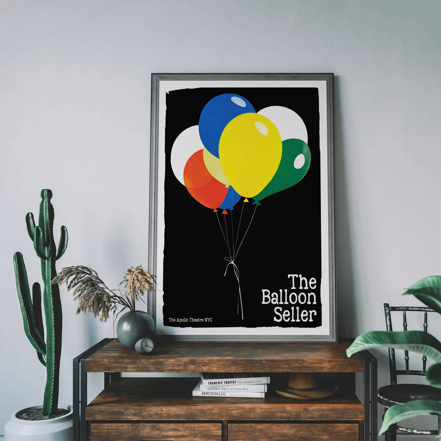 The Balloon Seller Retro Theater Poster - HypeSheriff
