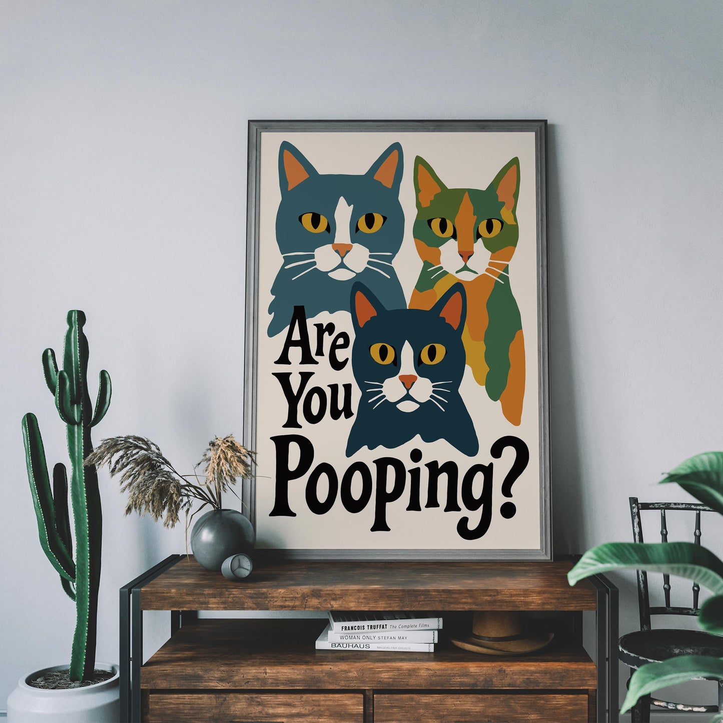 Are You Pooping? Cats Poster