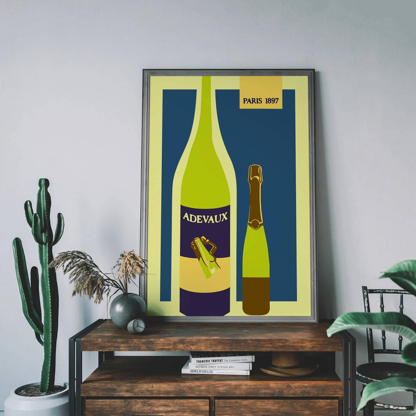 Adevaux French Wine Vintage Poster - HypeSheriff