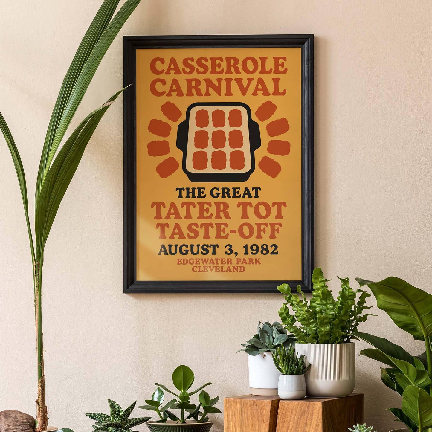 Casserole Carnival Poster Print