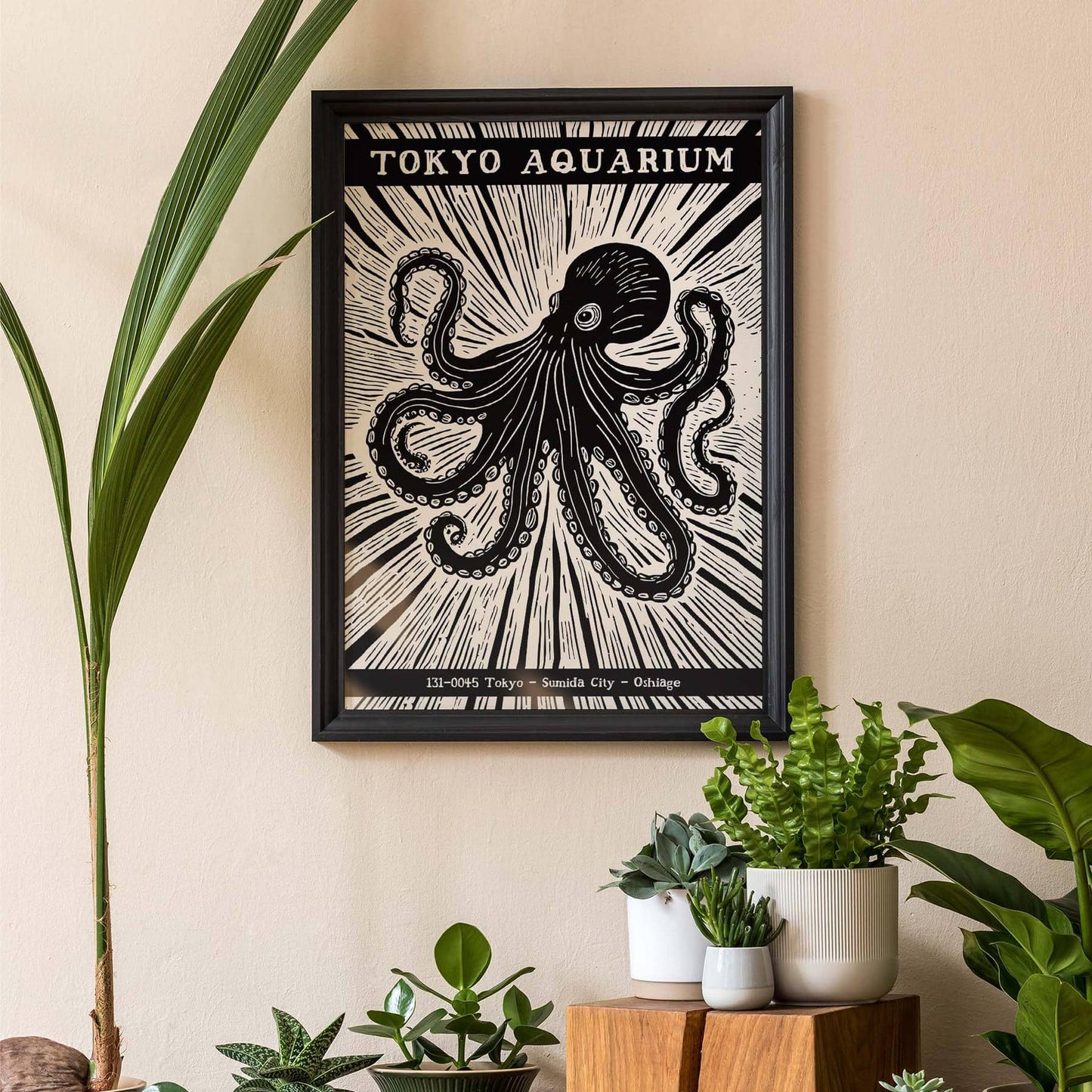 Tokyo Aquarium Octopus Poster