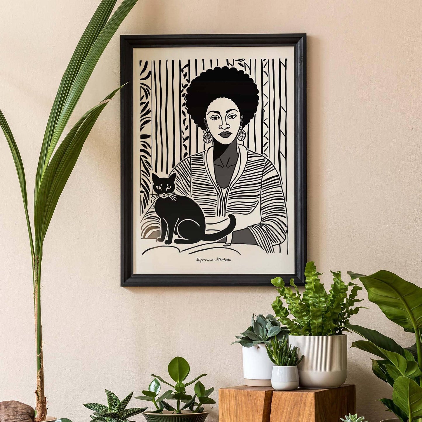 Monochrome Muse Wall Art