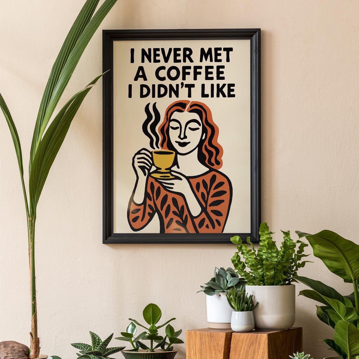 Coffee Lover Quote Wall Art