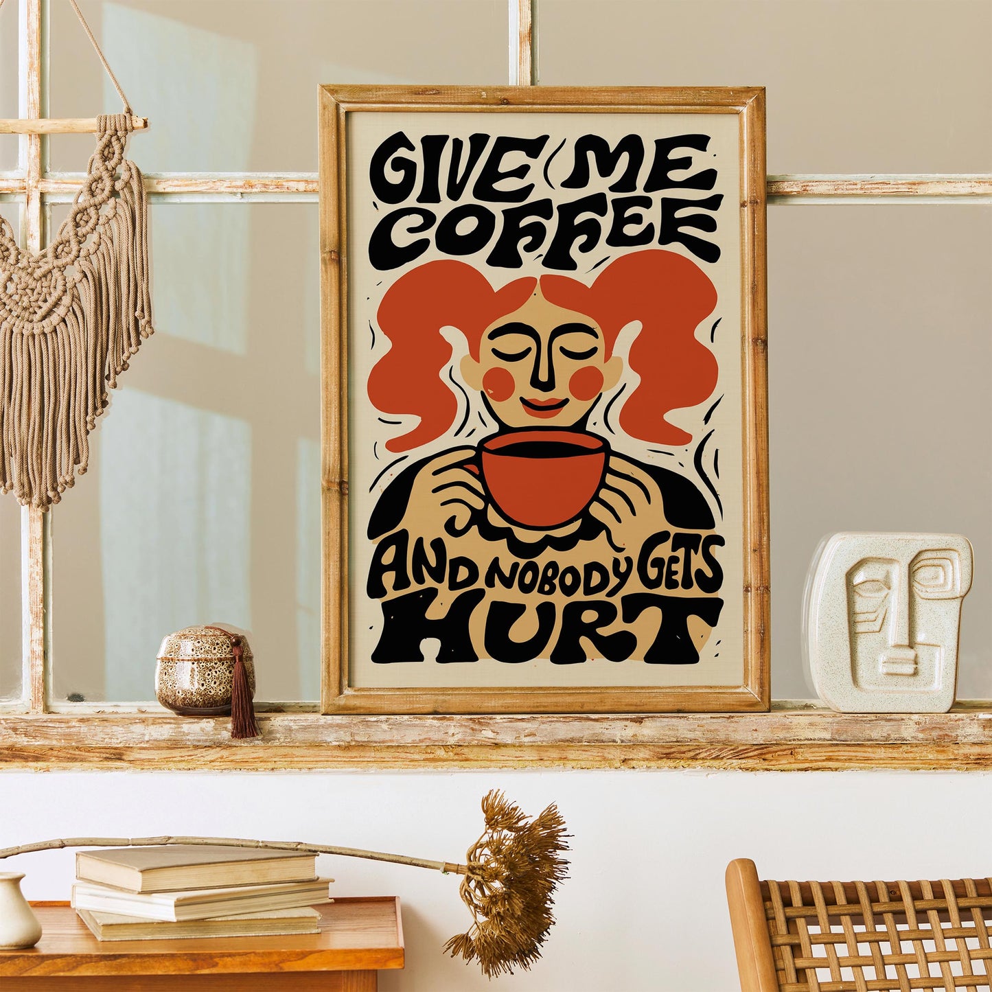 Coffee First Wall Art