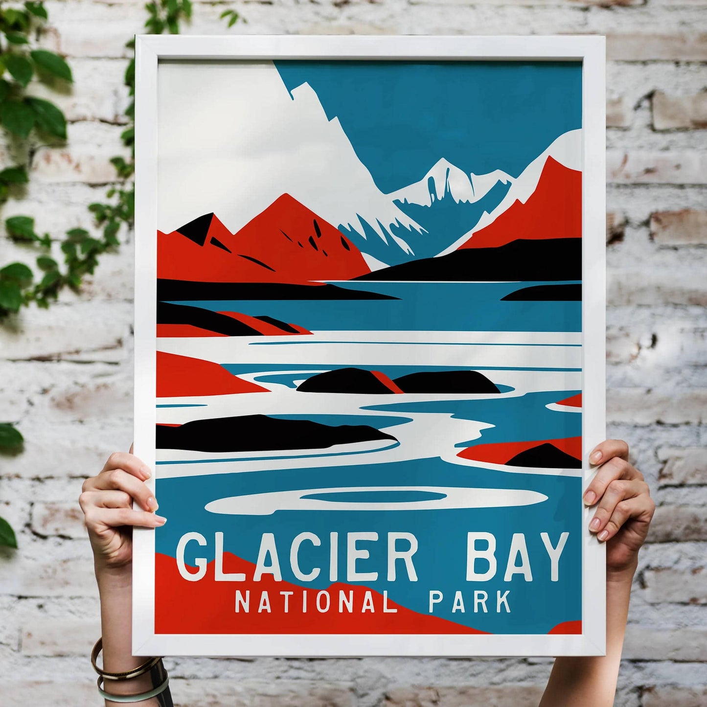 Glacier Bay Travel Poster - HypeSheriff