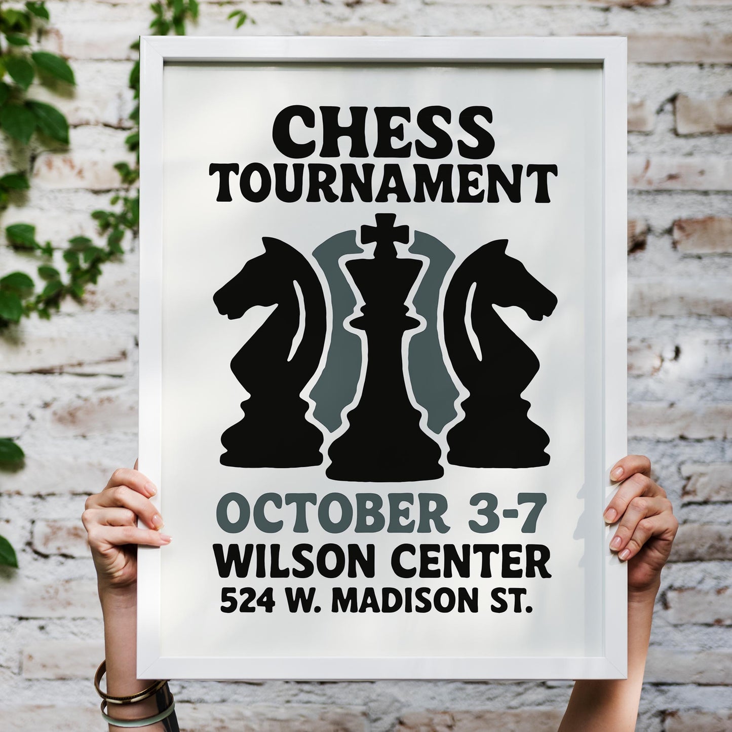Chess Tournament Poster Print