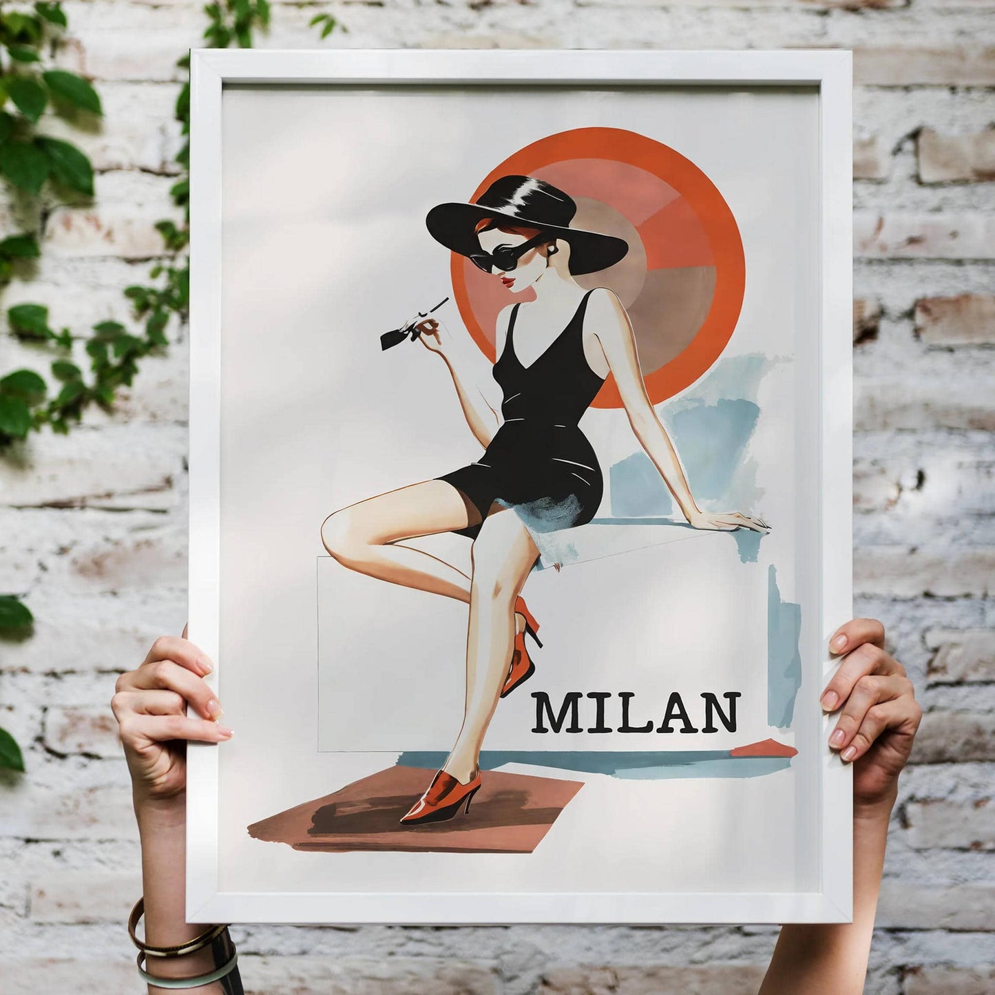 Milan Vintage Fashion Poster - HypeSheriff