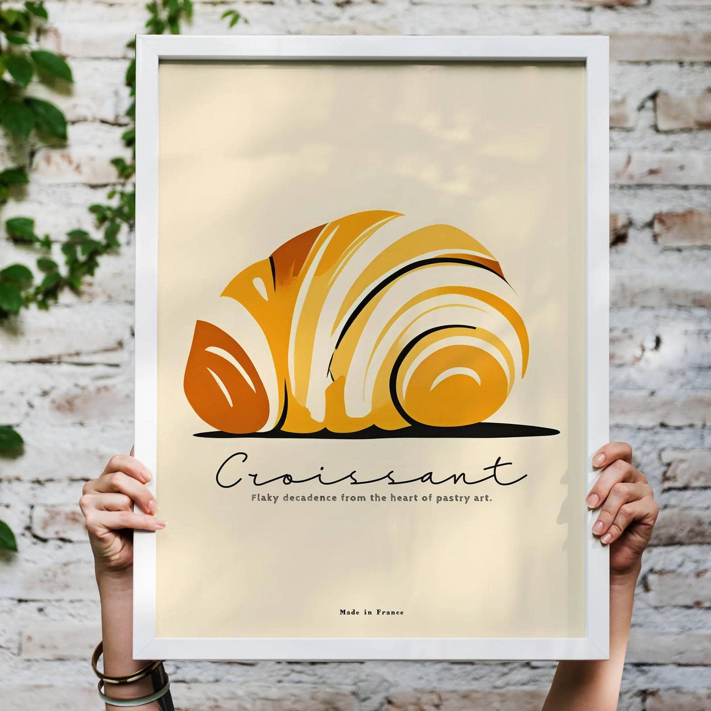 Croissant - Made in France - Wall Art