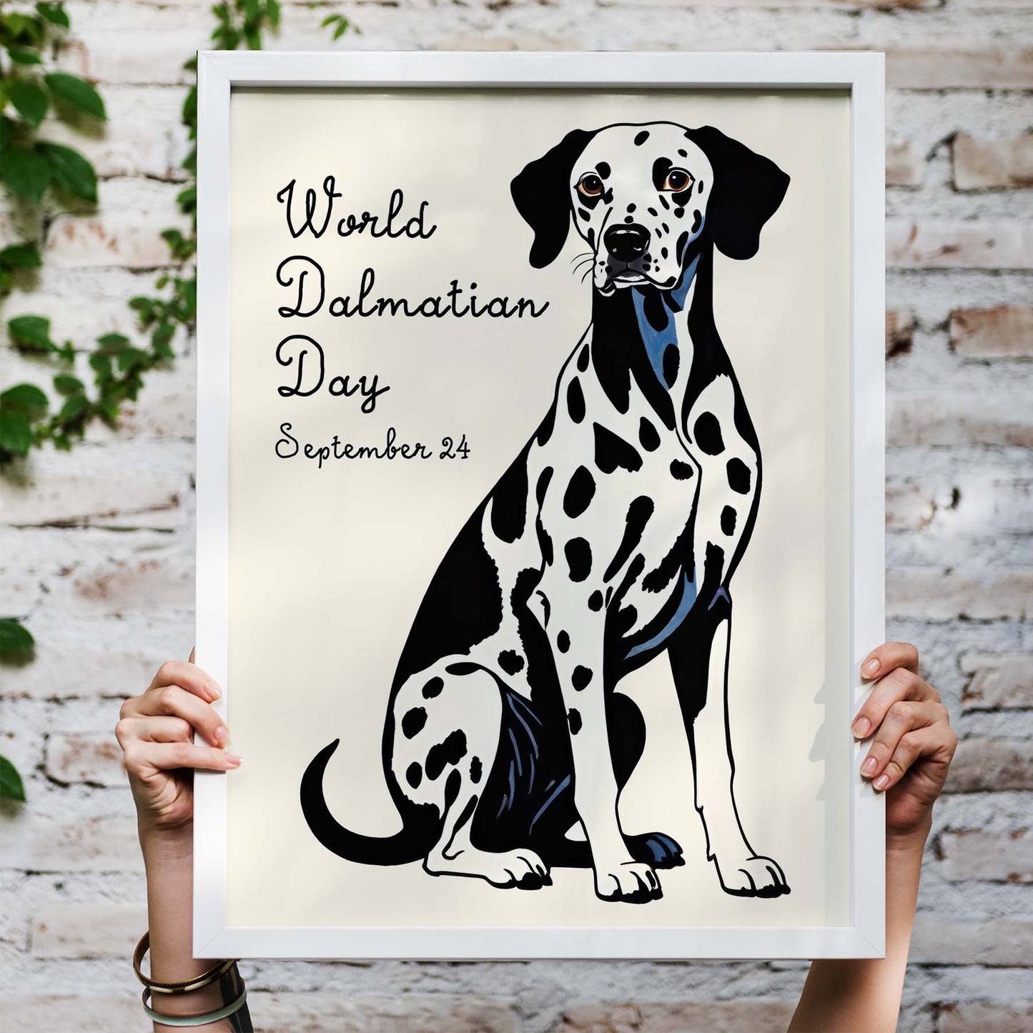 Dalmatian Celebration Poster Print