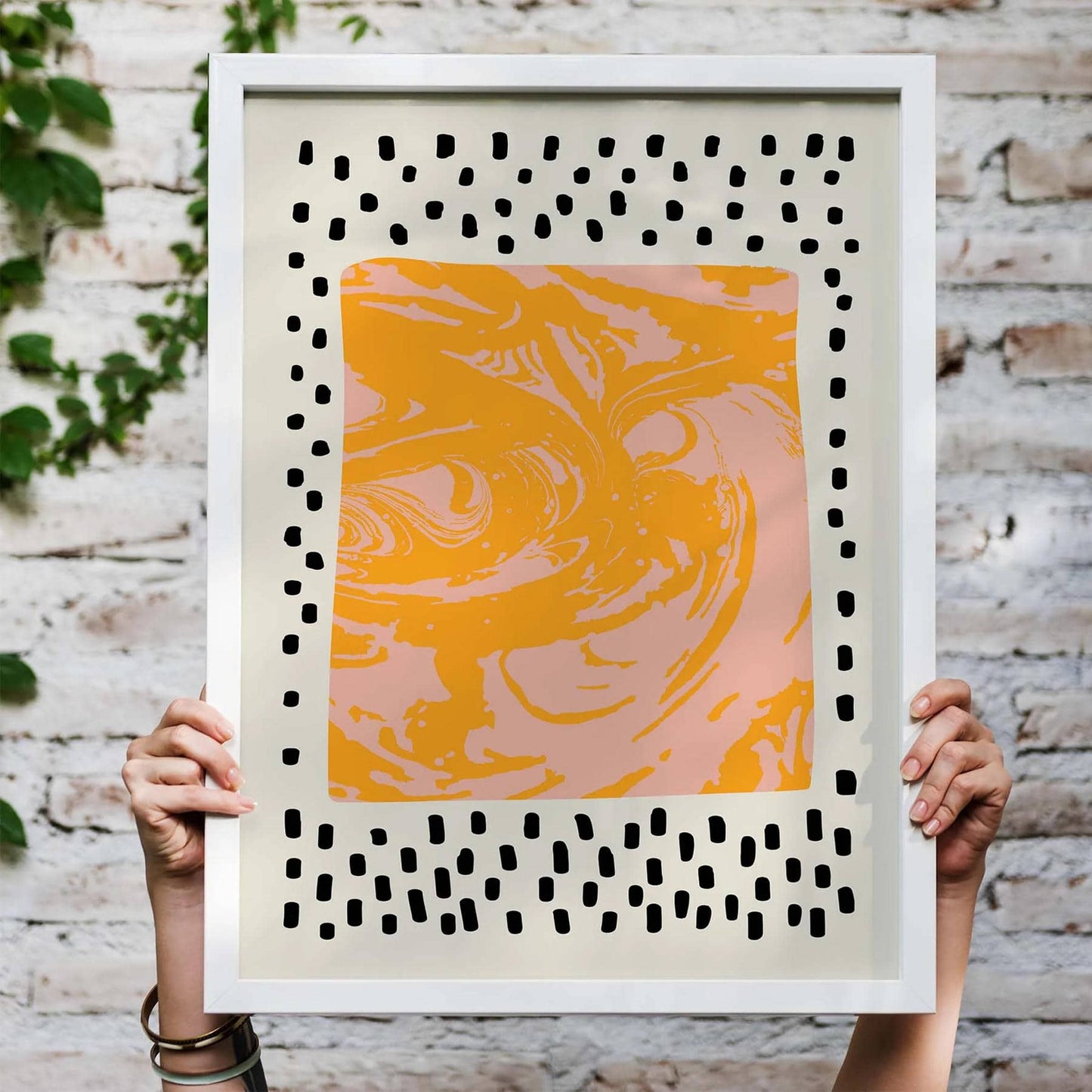 Swirl Pattern Abstract Poster Print