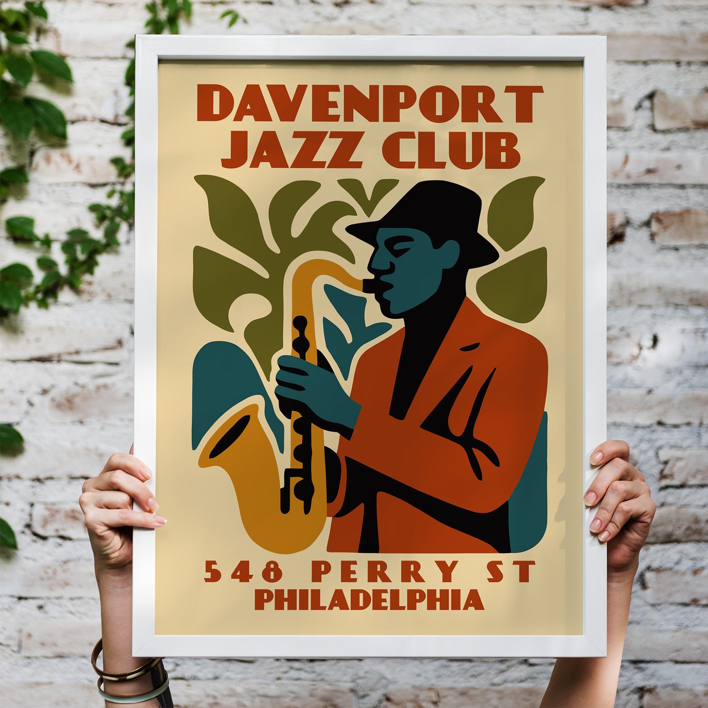 Davenport Jazz Club Live Poster