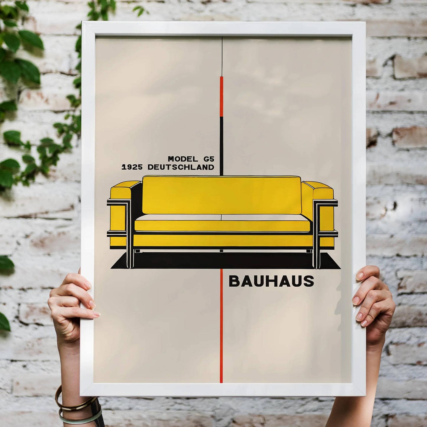Bauhaus Furniture Retro Poster