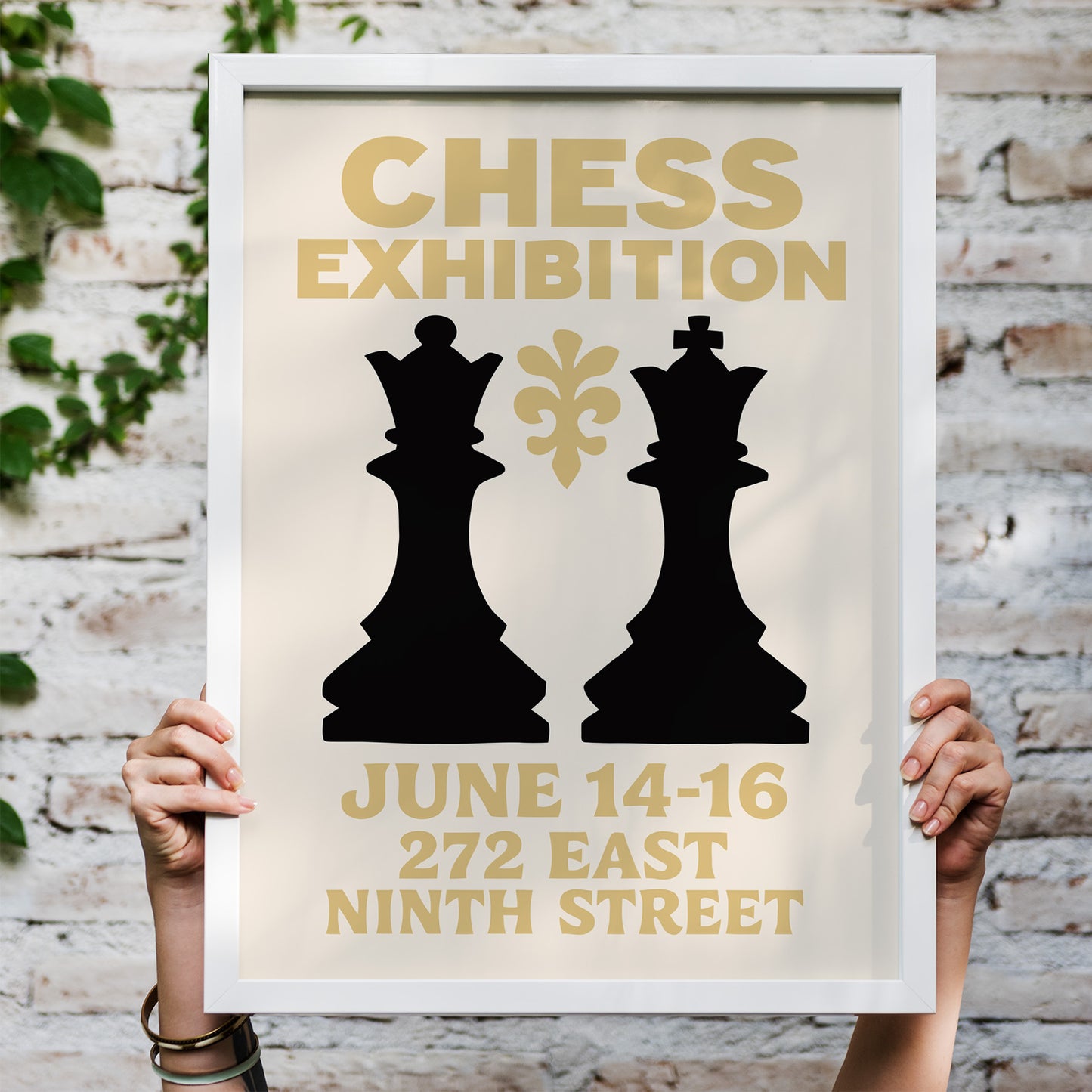 Chess Masters Exhibition Poster