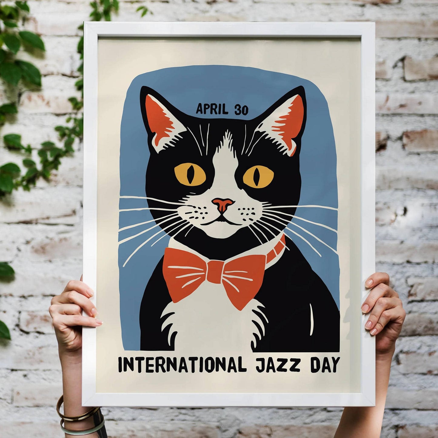 International Jazz Day Cat Poster - HypeSheriff