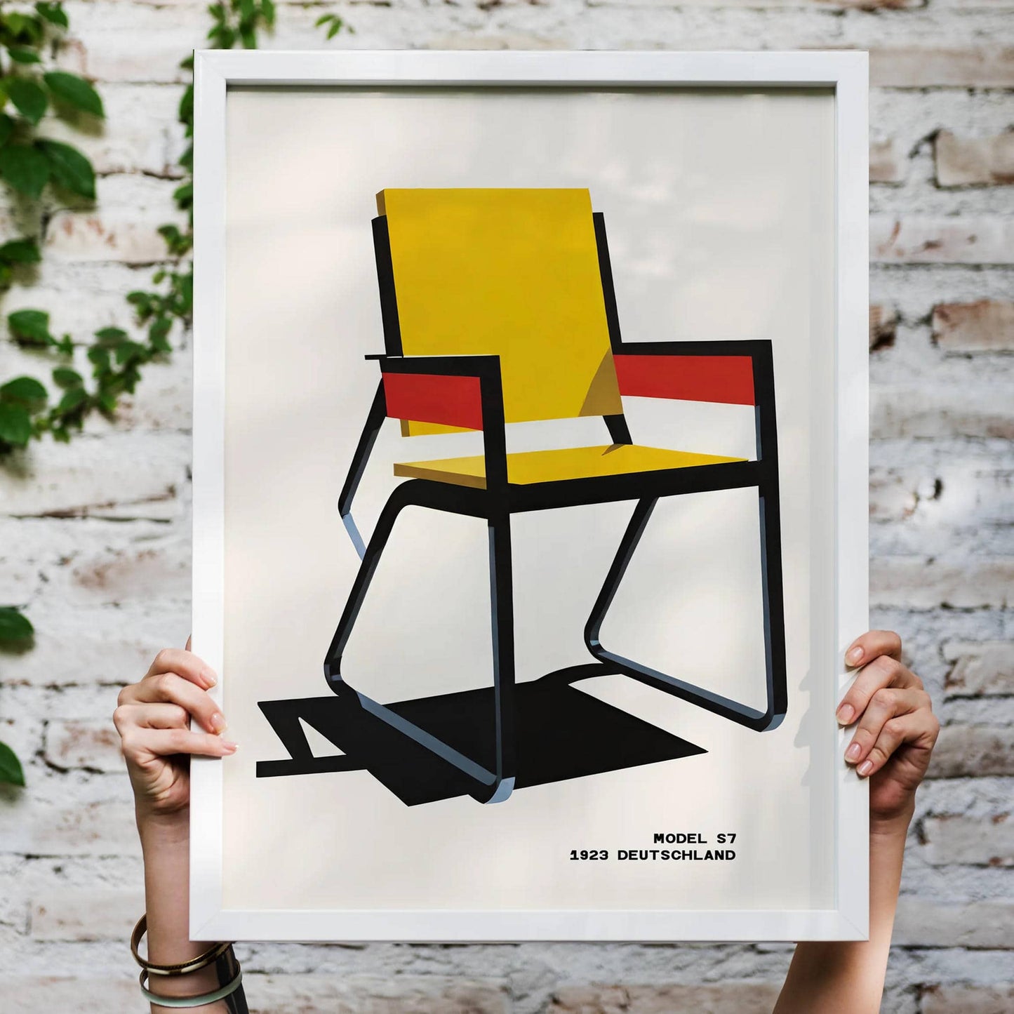 Bauhaus Chair Model S7 Poster - HypeSheriff