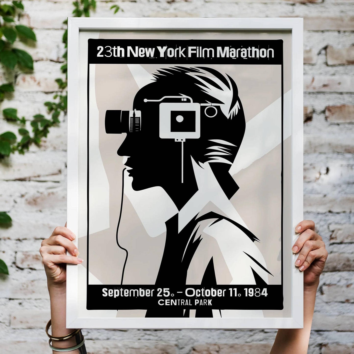 New York Film Marathon 1984 Retro Poster - HypeSheriff