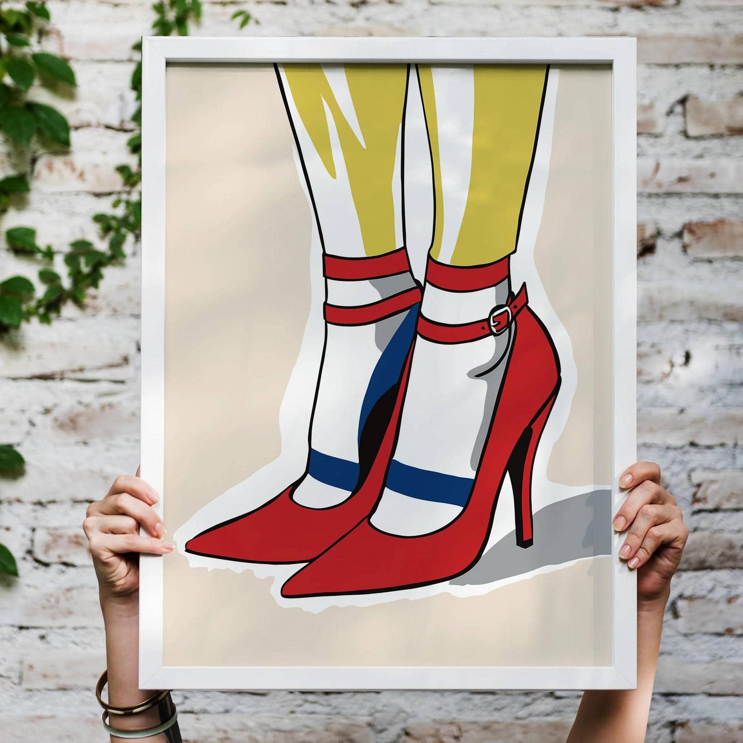 Chic Stiletto Heels Wall Art - HypeSheriff