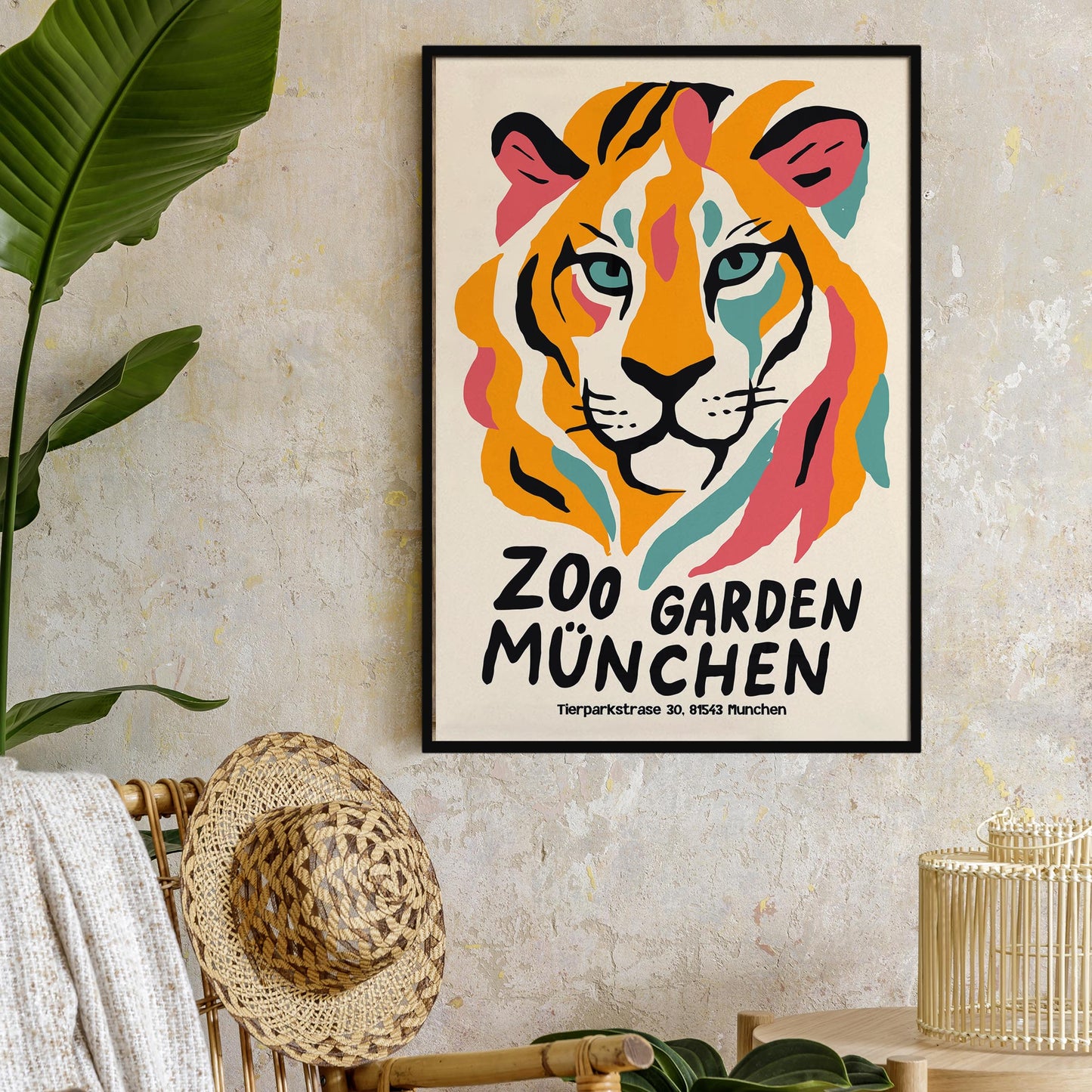 Munich Zoo Wall Art Poster