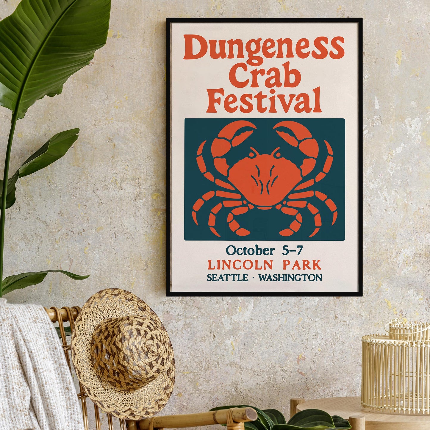 Dungeness Crab Festival Poster