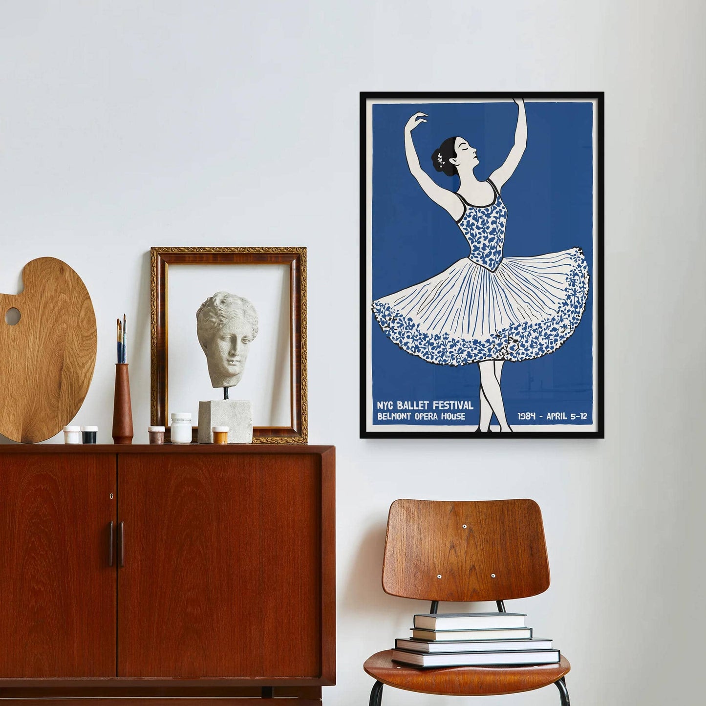 NYC Ballet Festival Retro Poster Print - HypeSheriff