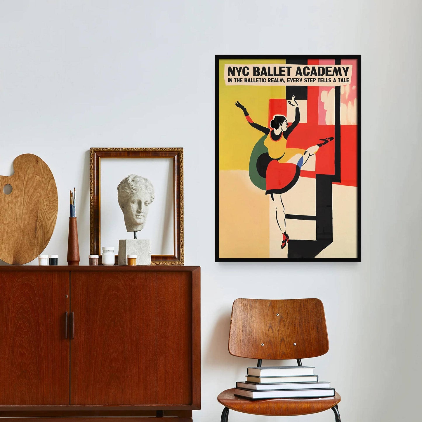 NYC Ballet Academy Vintage Poster