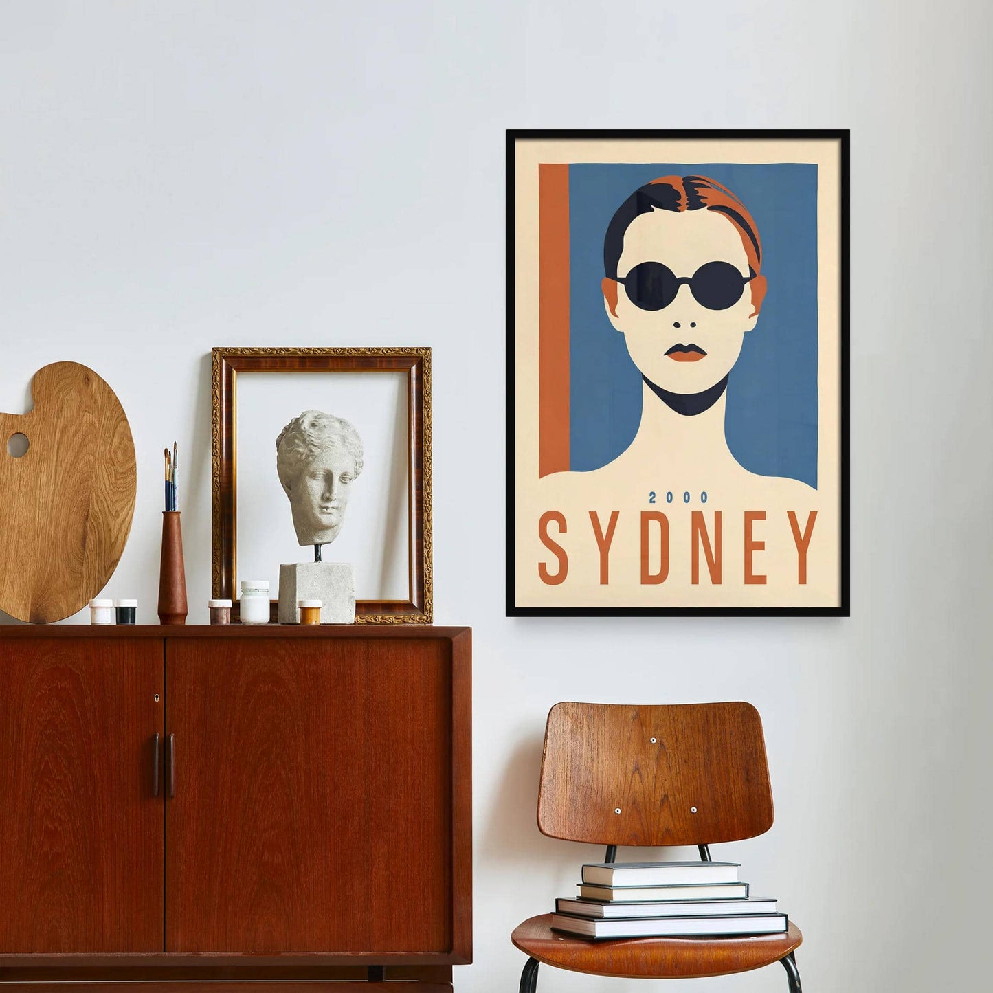 Sydney 2000 Fashion Portrait Poster - HypeSheriff