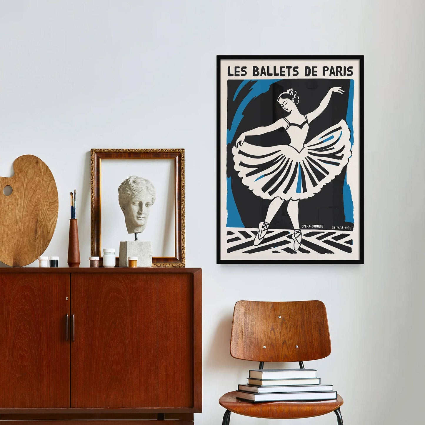 Les Ballets De Paris Retro Art Print - HypeSheriff