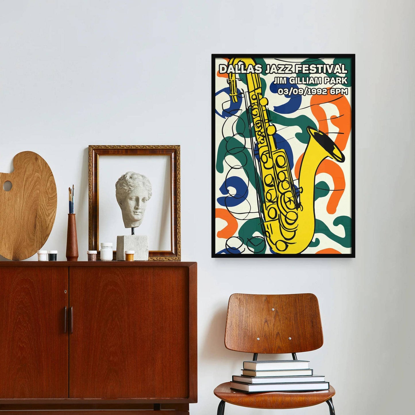 Dallas Jazz Festival Vintage Poster - HypeSheriff