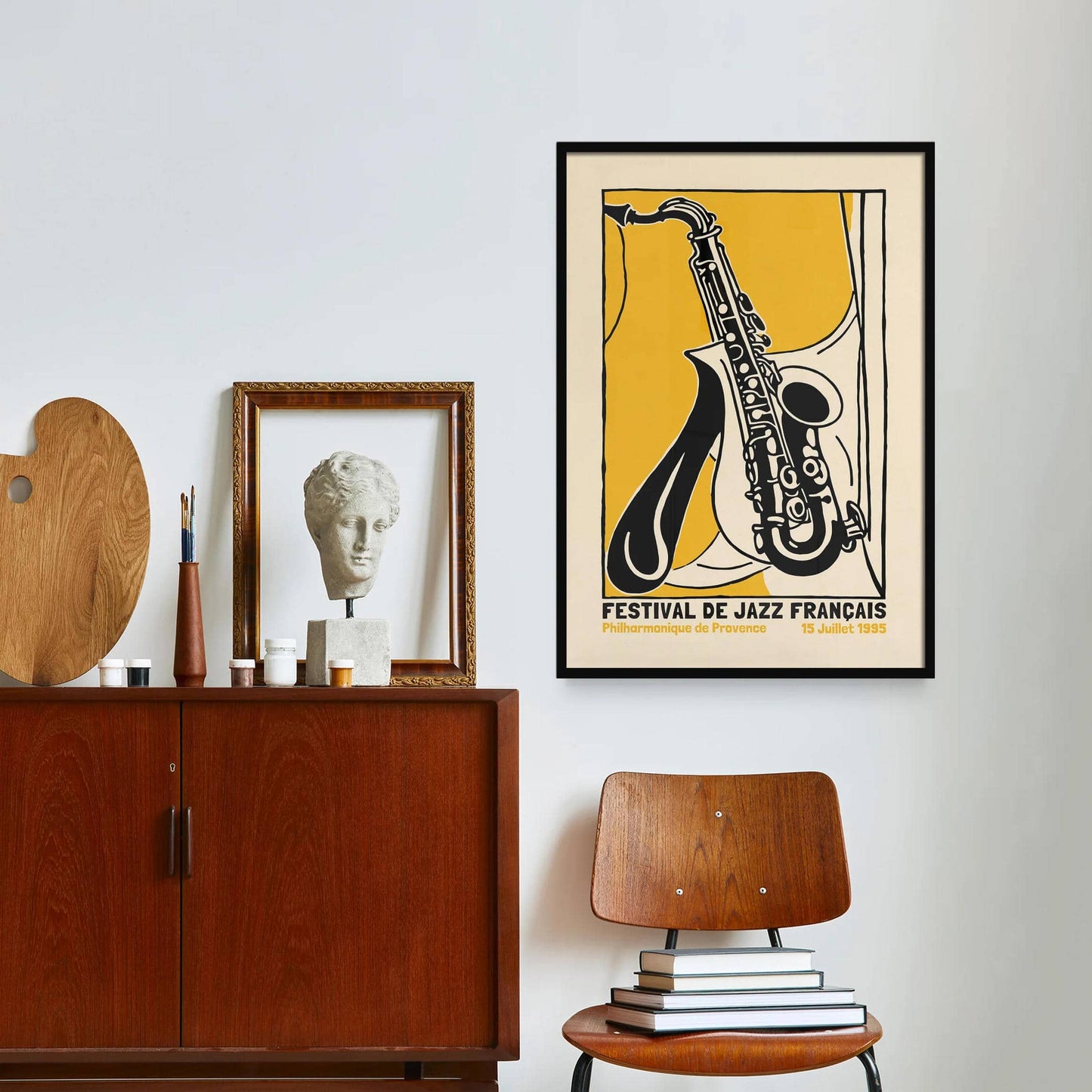 French Jazz 1995 Poster - HypeSheriff