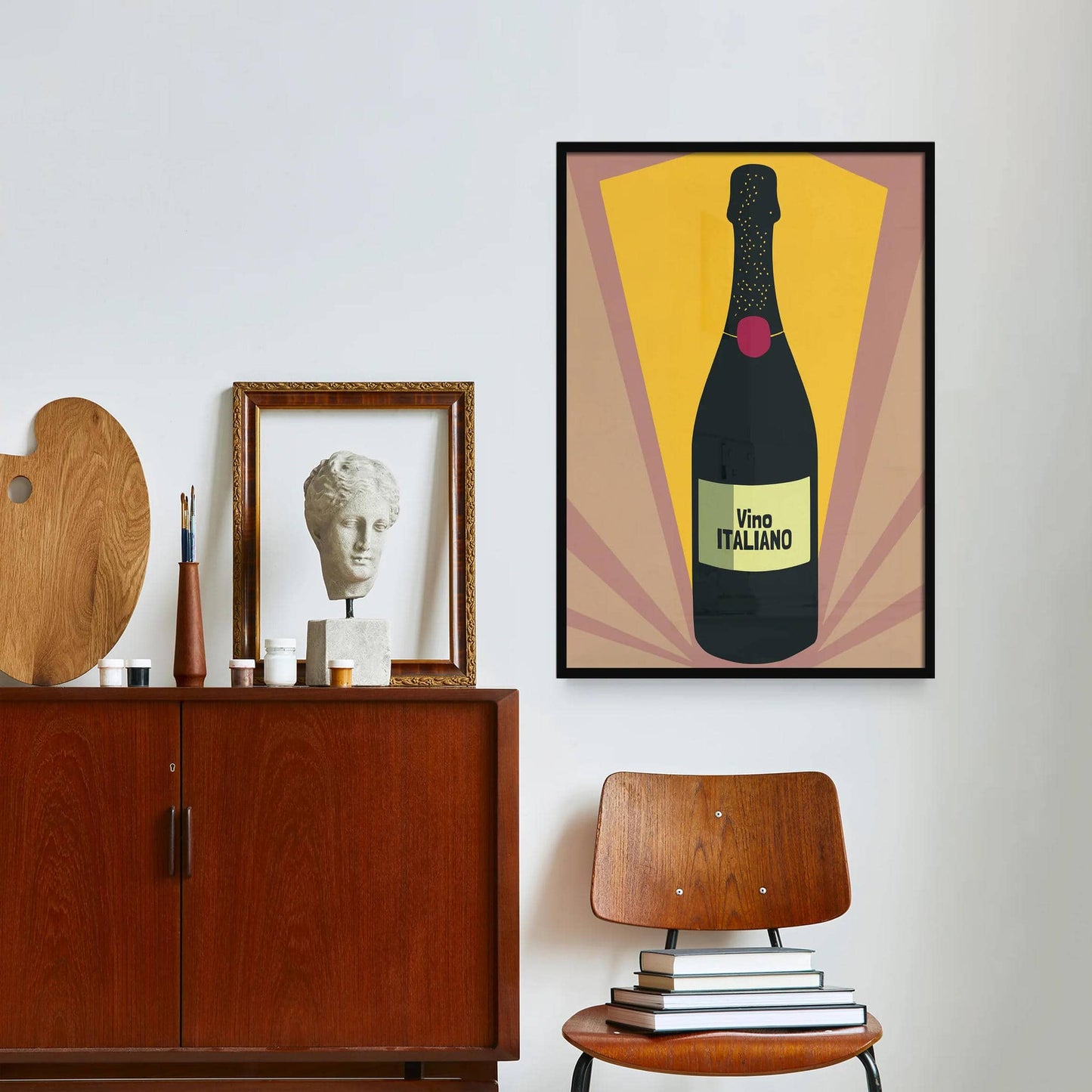 Vino Italiano - Vintage Italian Wine Poster - HypeSheriff