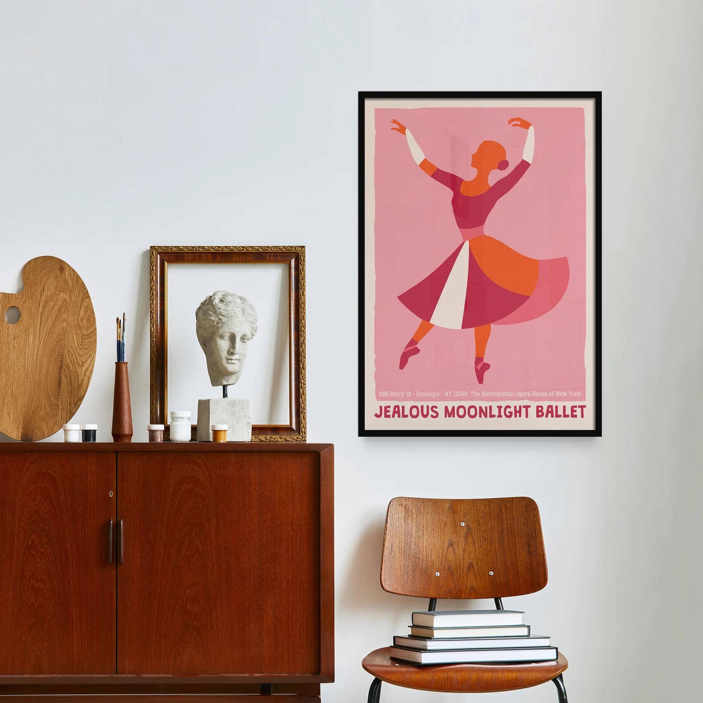 Jealous Moonlight Ballet Art Print - HypeSheriff
