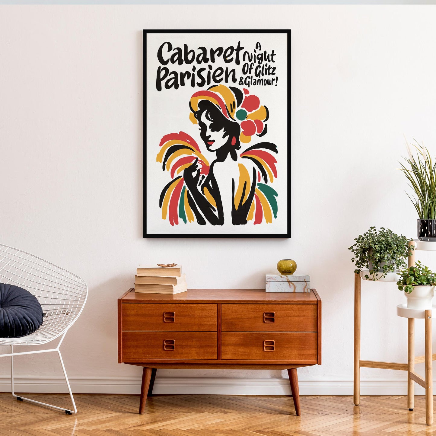 Paris Cabaret Glam Poster