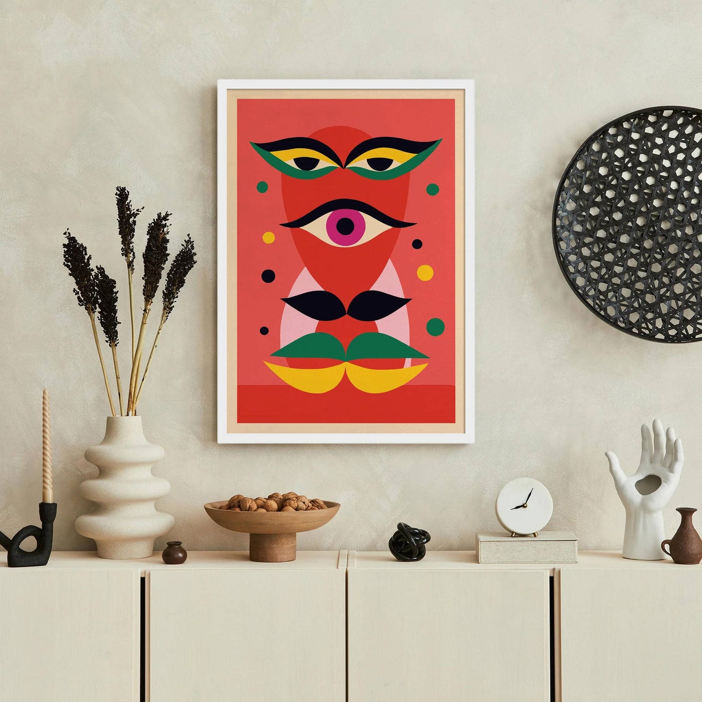 Retro Feel Abstract Wall Art - HypeSheriff
