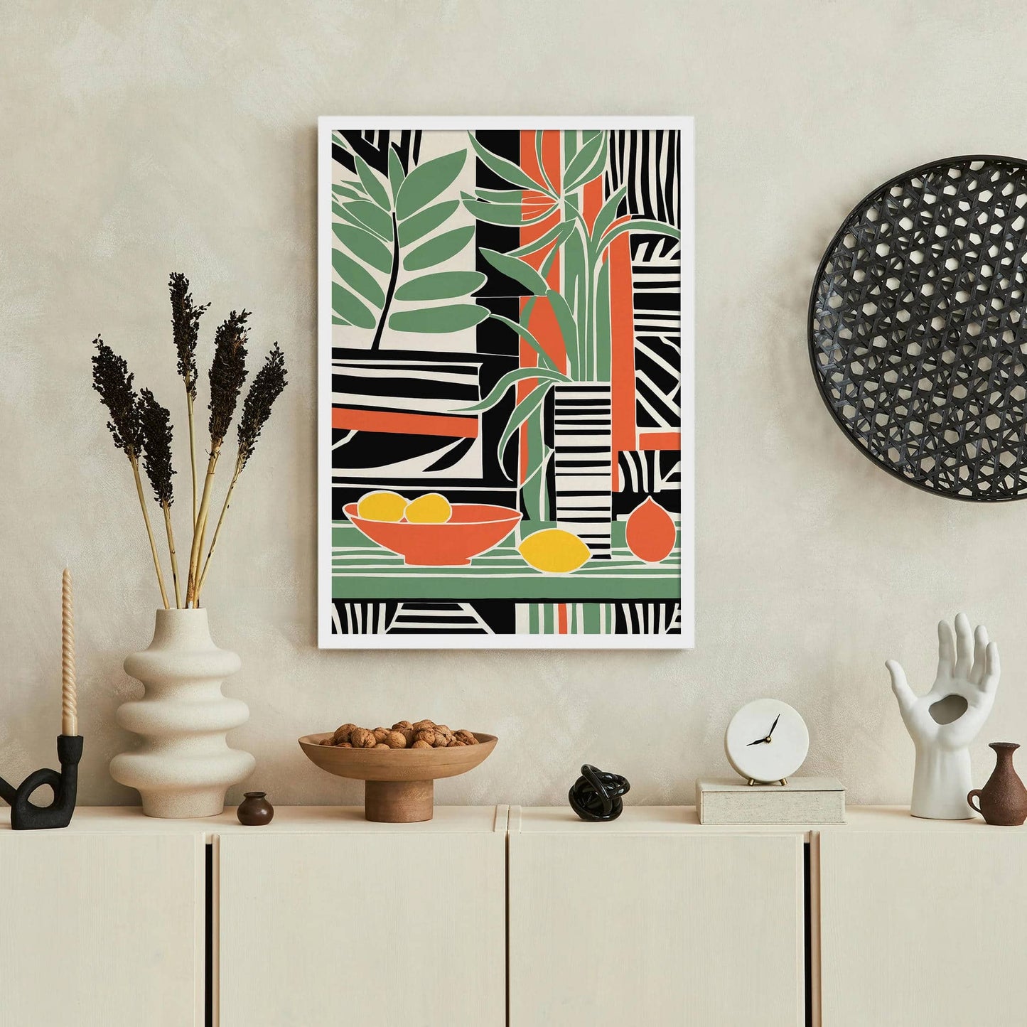 Retro Cut Outs 70s Still Life Print - HypeSheriff