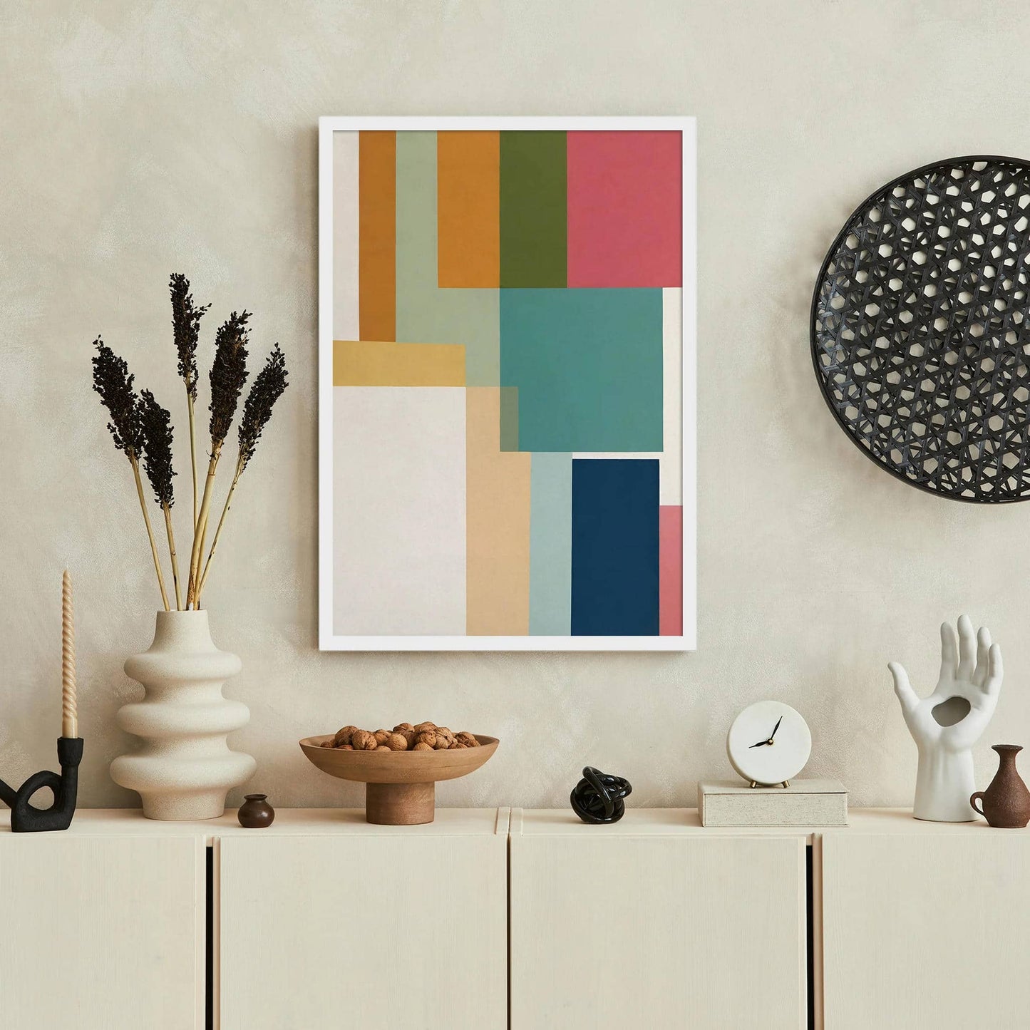 Modern Geometric Poster - HypeSheriff