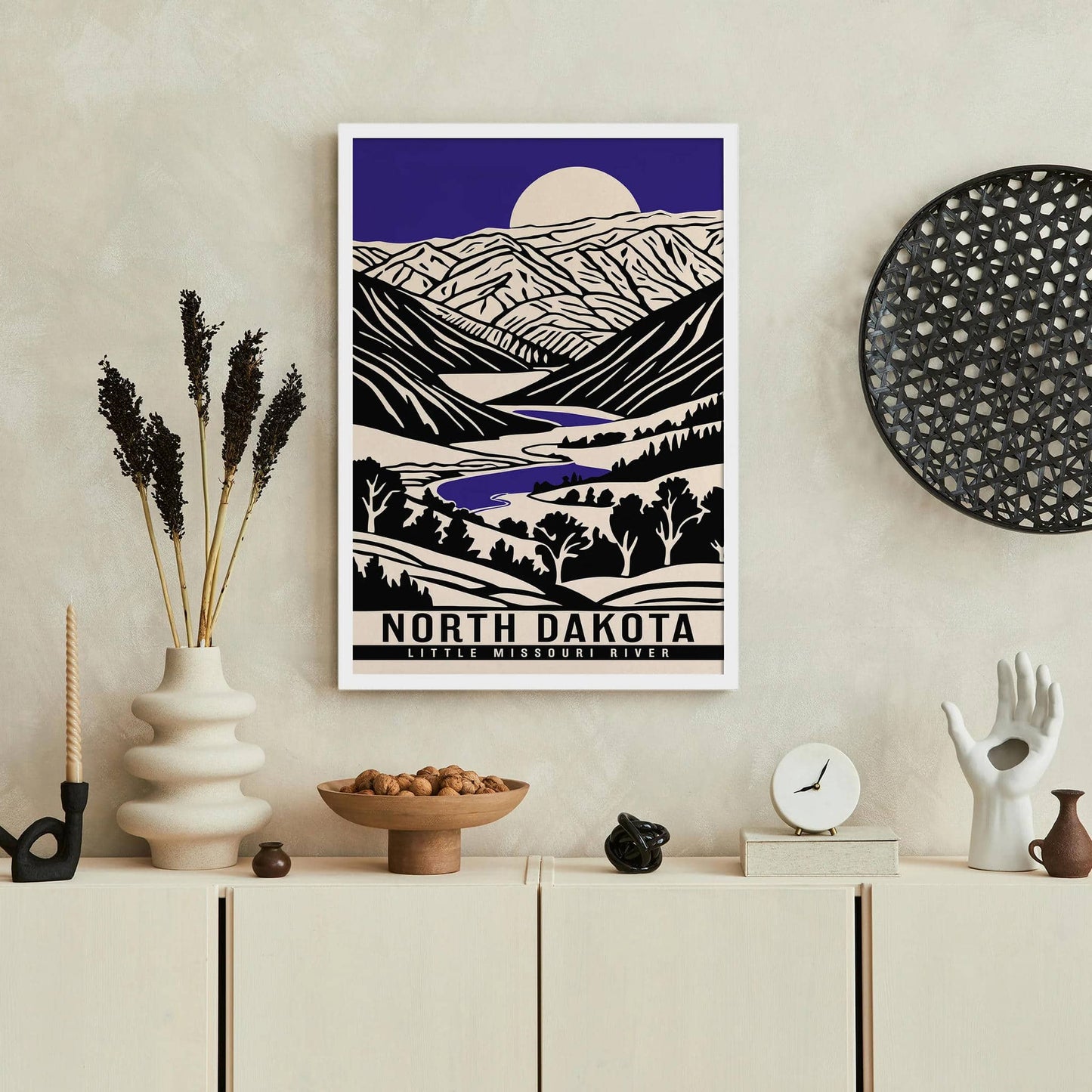 North Dakota Little Missouri River Poster - HypeSheriff