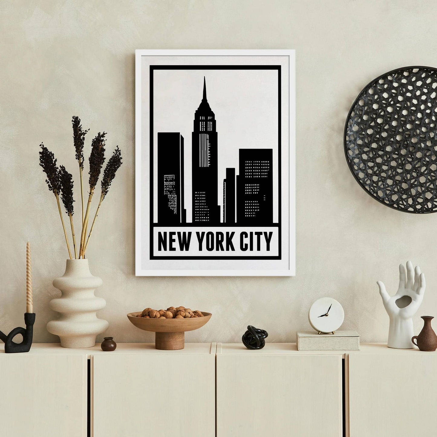 NYC Minimal Retro Poster - HypeSheriff