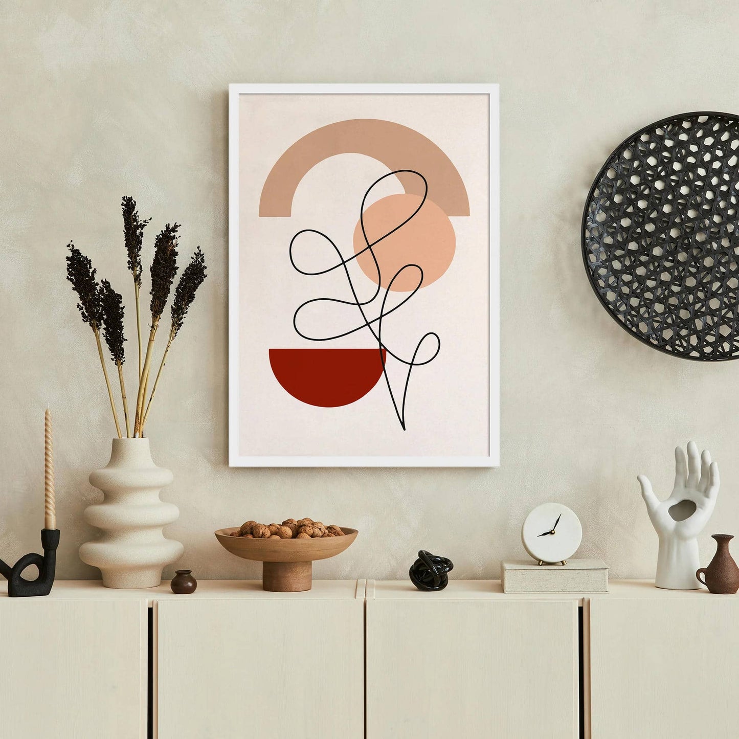 Minimalist Abstract Art Print – Modern Wall Decor Poster