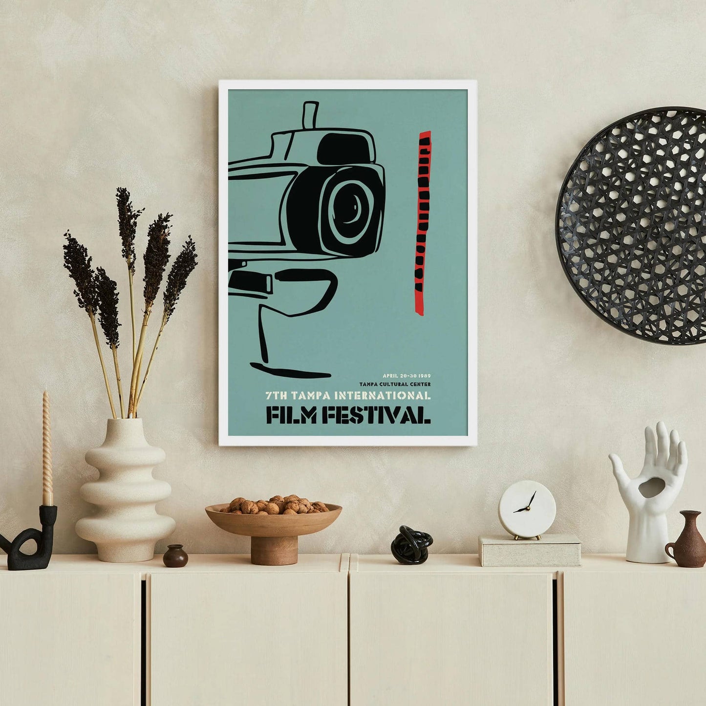 Tampa International Film Festival Vintage Poster - HypeSheriff