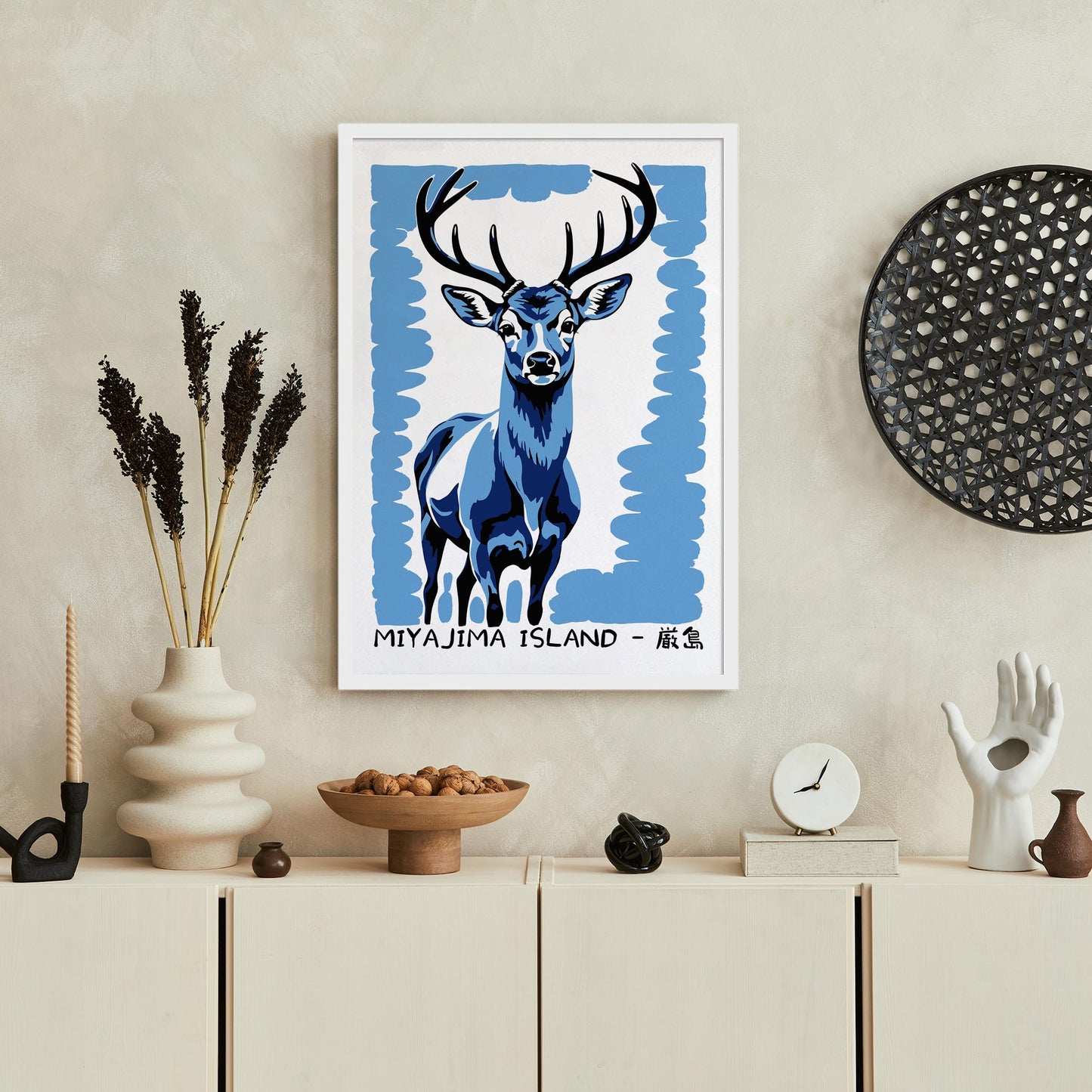 Miyajima Deer Poster Print