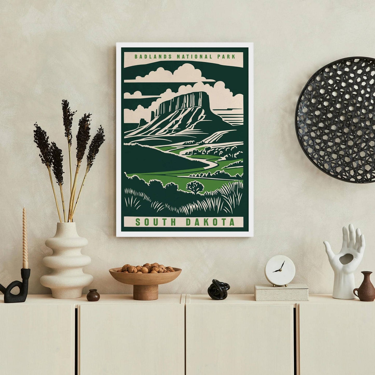 Badlands National Park South Dakota Poster - HypeSheriff