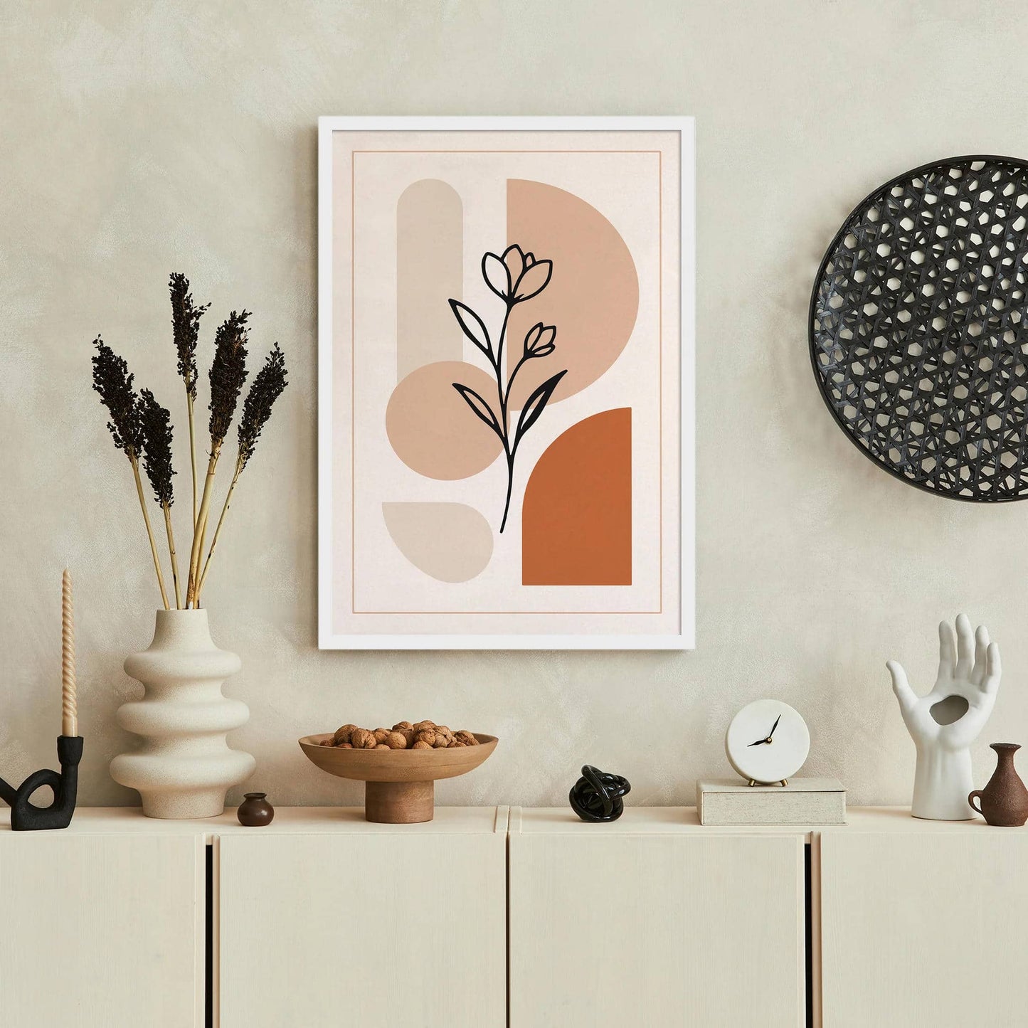 Modern Minimalist Flower Art Print 2025