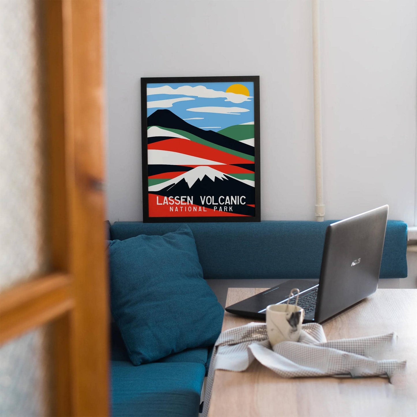 Lassen Volcanic Travel Poster - HypeSheriff