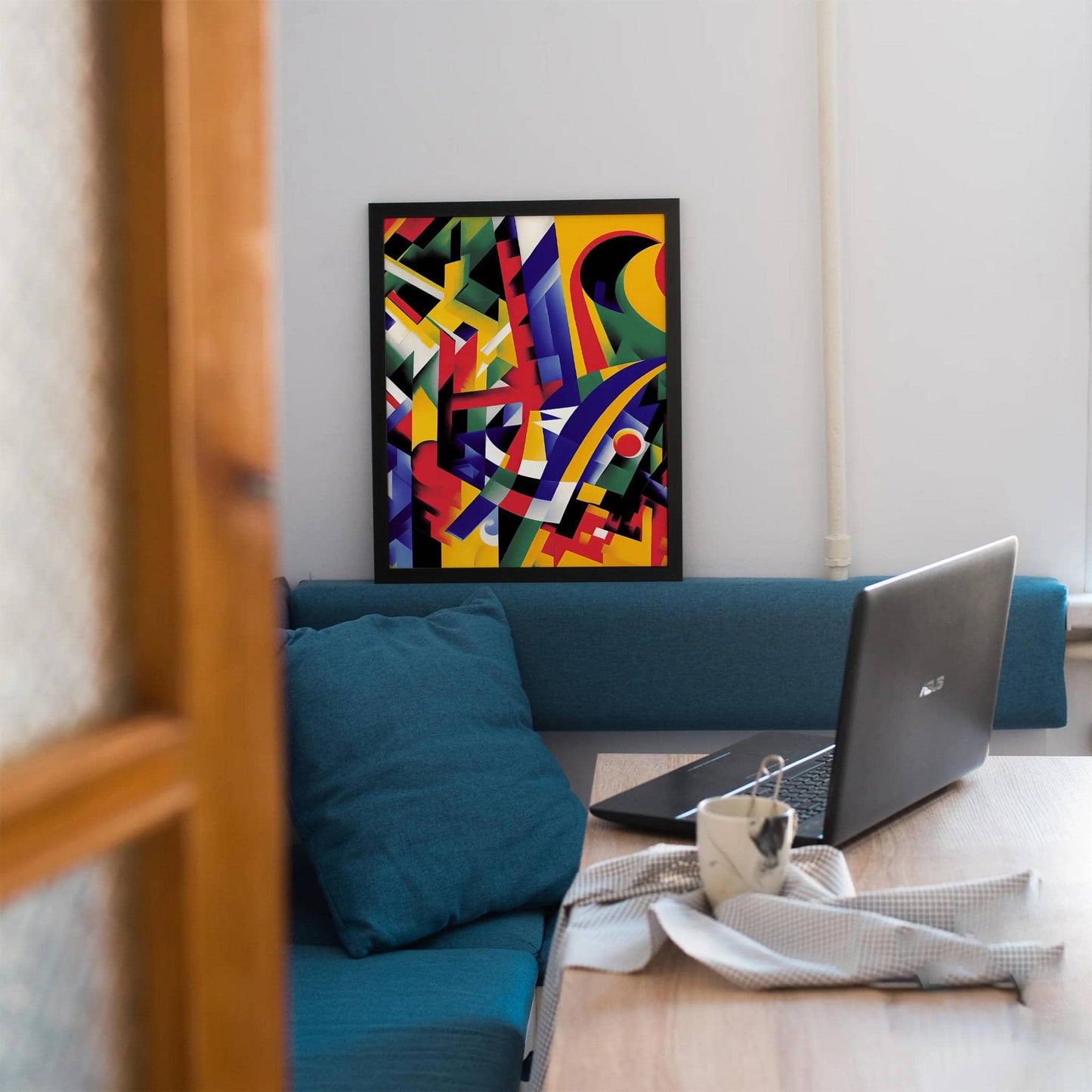 Abstract Vintage Composition Art Prints - HypeSheriff