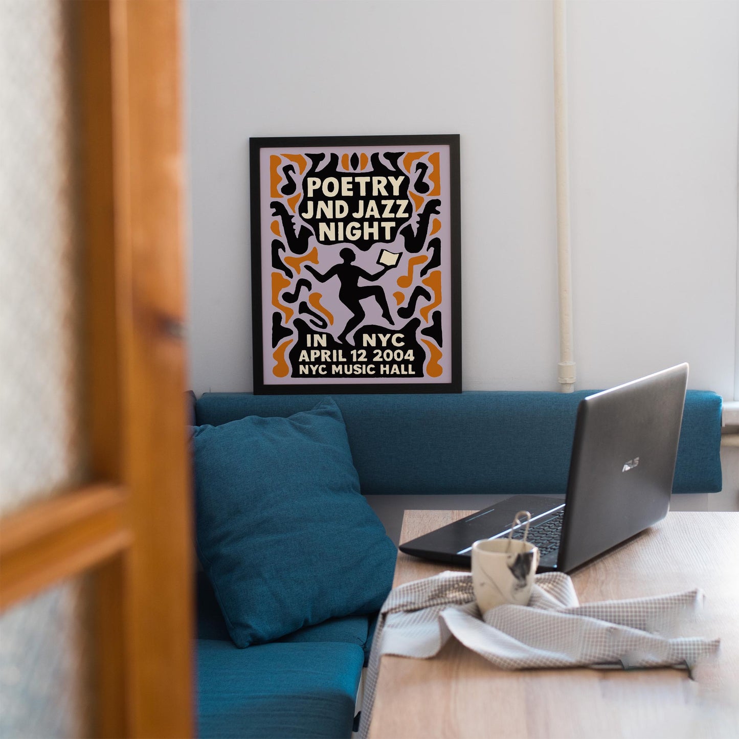 Poetry and Jazz Night Poster