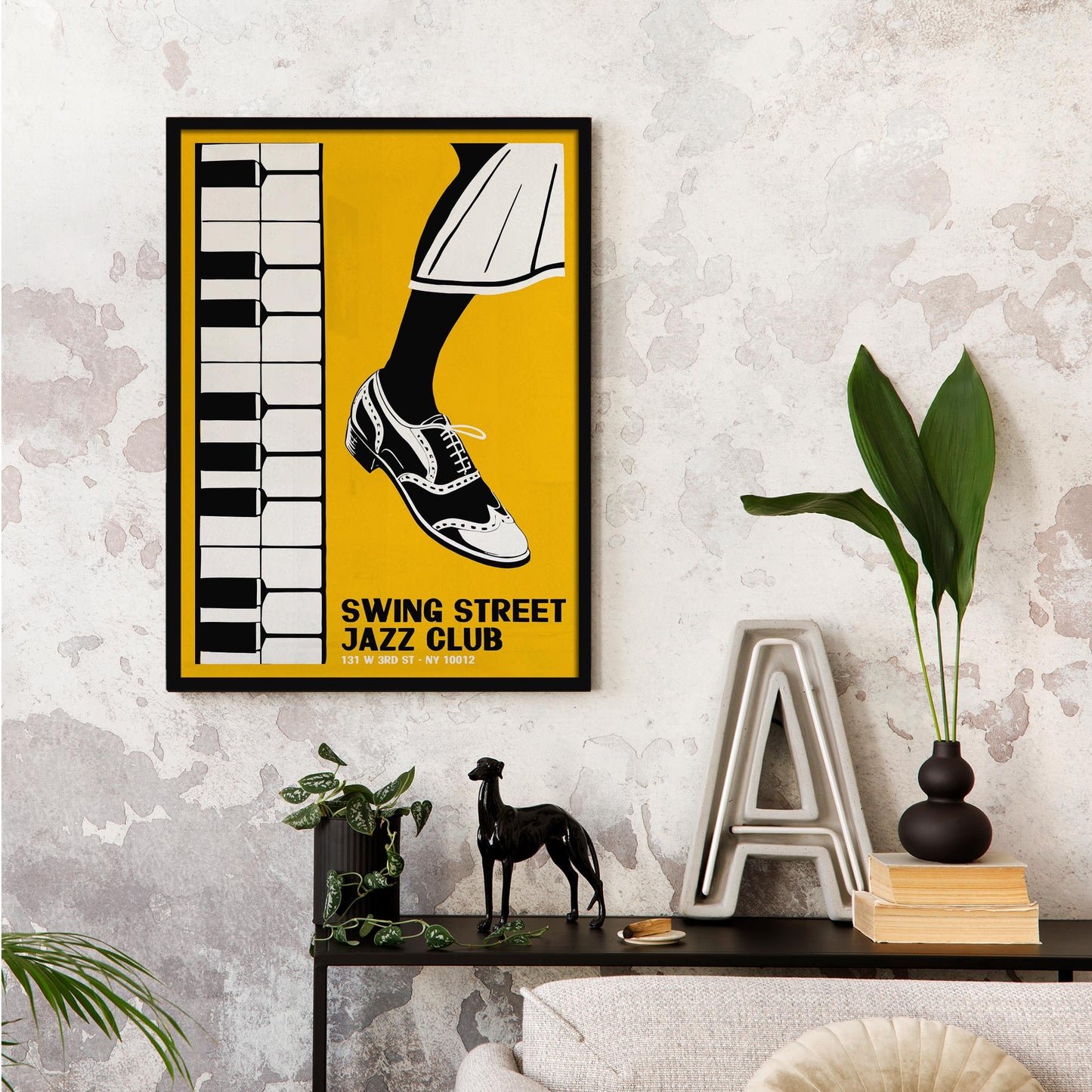 Swing Street Jazz Club Poster