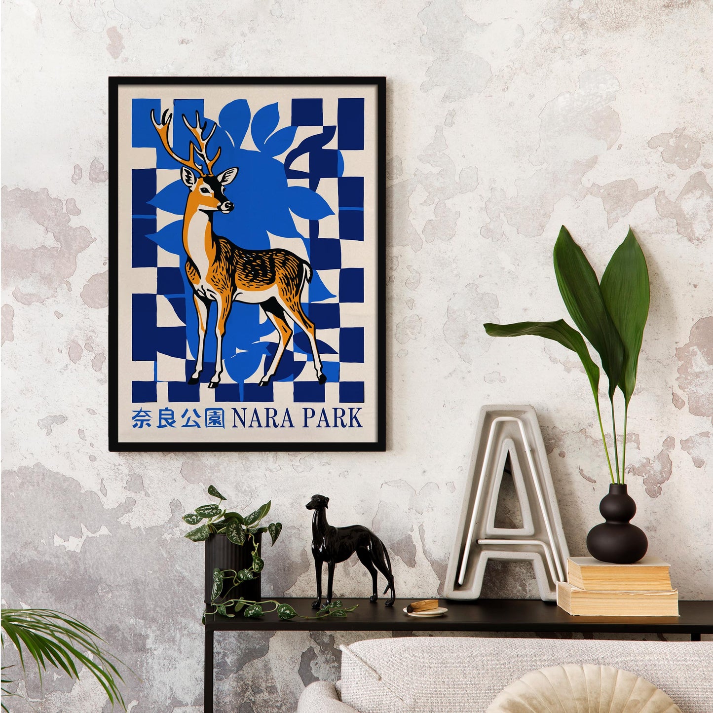 Nara Park Poster – Sacred Deer of Japan